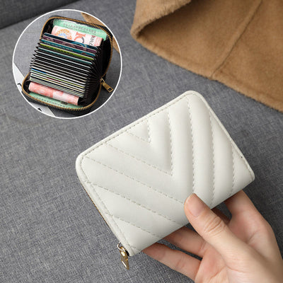 Multiple Card Slots Wallet Niche Card Holder Female