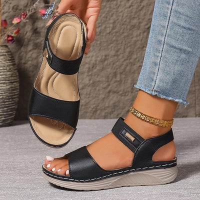 Women's Sports Style Slip-on Peep Toe Sandals