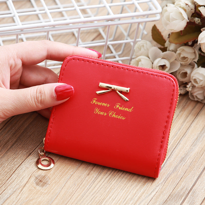 Women's Zipper Short Coin Purse