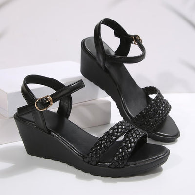 Women's Wedge High-heeled Strap Sandals